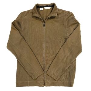 𝅺cutter & Buck Olive Green Zip-Up Jacket